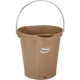 Vikan 568866 1.5 Gallon Bucket Brown 568866