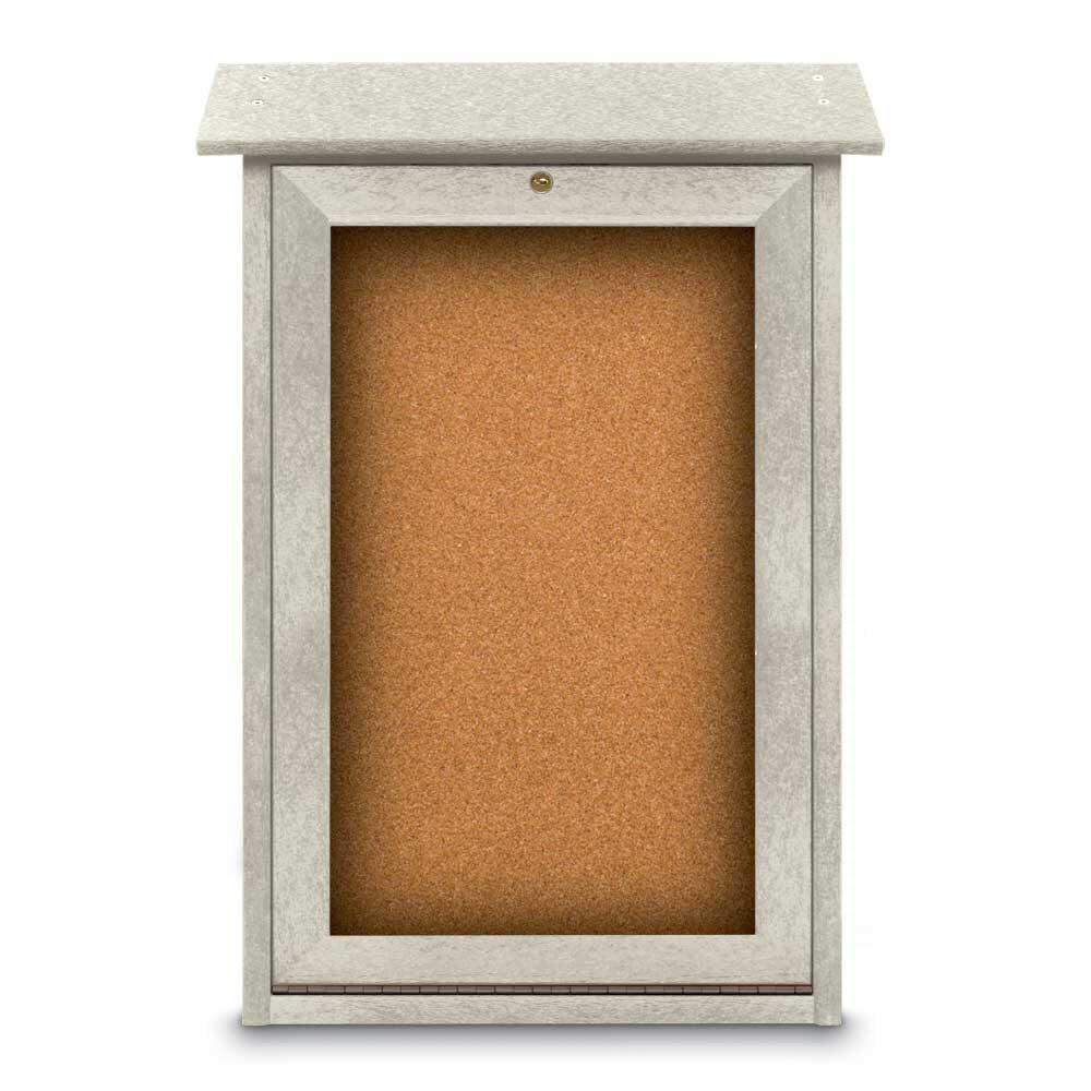 Enclosed Cork Bulletin Board: 18