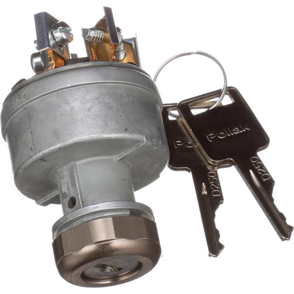 Automotive Switches, Switch Type: Ignition Switch-12v , Number Of Connections: 5 , Contact Form: .25 Blade , Sequence: ACC-Off-On/ACC-Start , Amperage: 30  MPN:31-257P