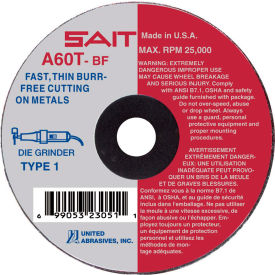 United Abrasives - Sait 23070 Cut Off Wheel Type 1 A60T 4