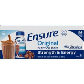 ENSURE Original Milk Chocolate Nutrition Shake 8 fl oz 24 Count 22000594