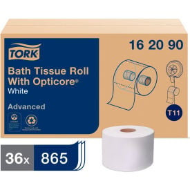 Tork® 2-Ply Bathroom Tissue W/OptiCore Septic Safe White 865 Sheets/Roll 36 Rolls/Case 162090