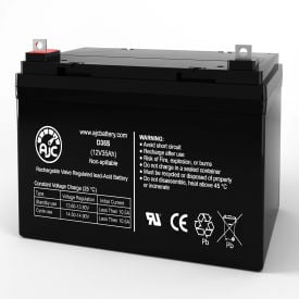 AJC® Suntech Std Series U1 Wheelchair Replacement Battery 35Ah 12V NB AJC-D35S-J-0-196546