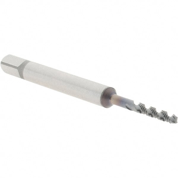 Spiral Flute Tap: M1.6x0.35 Metric Coarse, 2 Flutes, Semi-Bottoming, 6H Class of Fit, Powdered Metal, V Coated MPN:1650003108