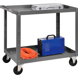 GoVets™ Steel Stock Cart w/2 Shelves 500 lb. Capacity 36