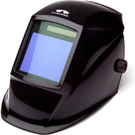 Leadhead Auto-Darkening Welding Helmet - Manual 98x87mm Glossy Black WHAM3030GB