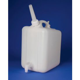 Bel-Art Polyethylene Jerrican with Spigot 5 Liters (1.25 Gallons) Screw Cap 1