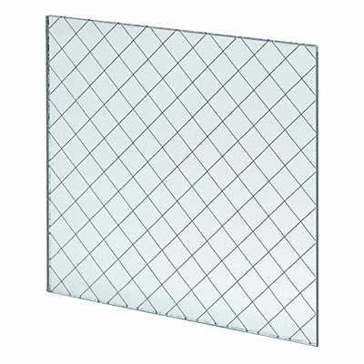 Fire Rated Wired Glass 4inx34in MPN:L-WG-DIAMOND-4x34