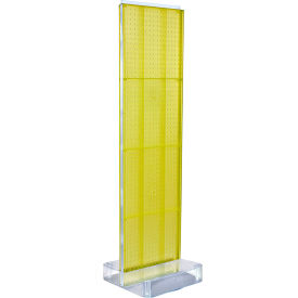 Approved 700770-YEL Two-Sided Pegboard Floor Display W/ Studio Base 17