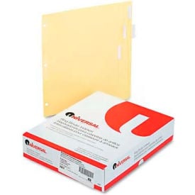 Universal Economical Insertable Index Clear Tabs 5-Tab Letter Buff 24 Sets/Box UNV20831***