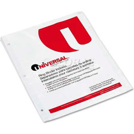 Universal Write-On/Erasable Indexes w/White Tabs 5-Tab Letter White 5/Set UNV20815***