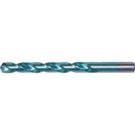 Chicago-Latrobe 150ASP-TC 1/2 HSS Heavy-Duty TiCN 135 Split Point Jobber Length Drill - Pkg Qty 6 43632