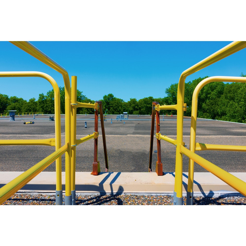 Ladder Accessories, Accessory Type: LadderGuard System , For Use With: Fixed Ladders Without Gate , Material: Steel , Overall Length: 54.00  MPN:449-001-001