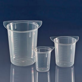 Beaker Three Corner Clarified Polypropylene Graduated 100mL 100/Pack 3631