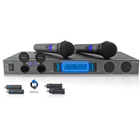 Technical Pro Professional UHF Dual Rechargeable Wireless Microphone System WMR52 WMR52