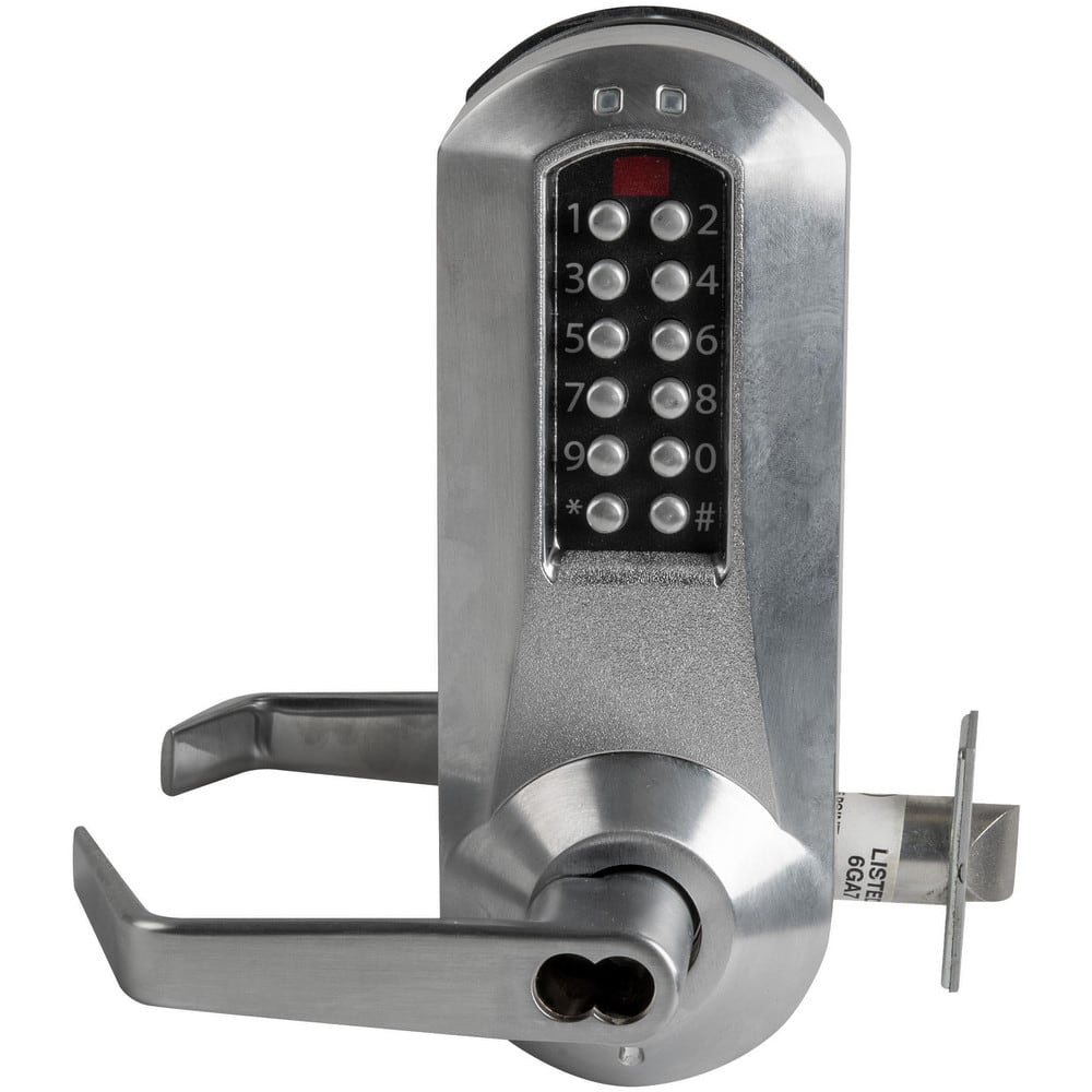 Lever Locksets, Lockset Type: Privacy , Key Type: Keyed Different , Back Set: 2-3/4 (Inch), Cylinder Type: Less Core , Material: Metal  MPN:E5051BWL-626-41