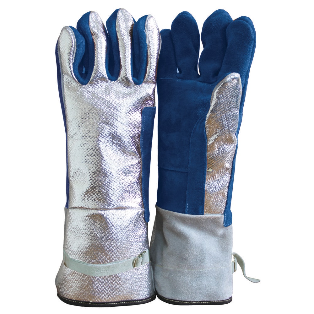 Welder's & Heat Protective Gloves, Glove Type: Heat Resistant Glove, Foundry Glove , Size: Universal , Coating Material: Aluminized Carbon-Para Aramid Blend  MPN:901-ACK-BTH-16-