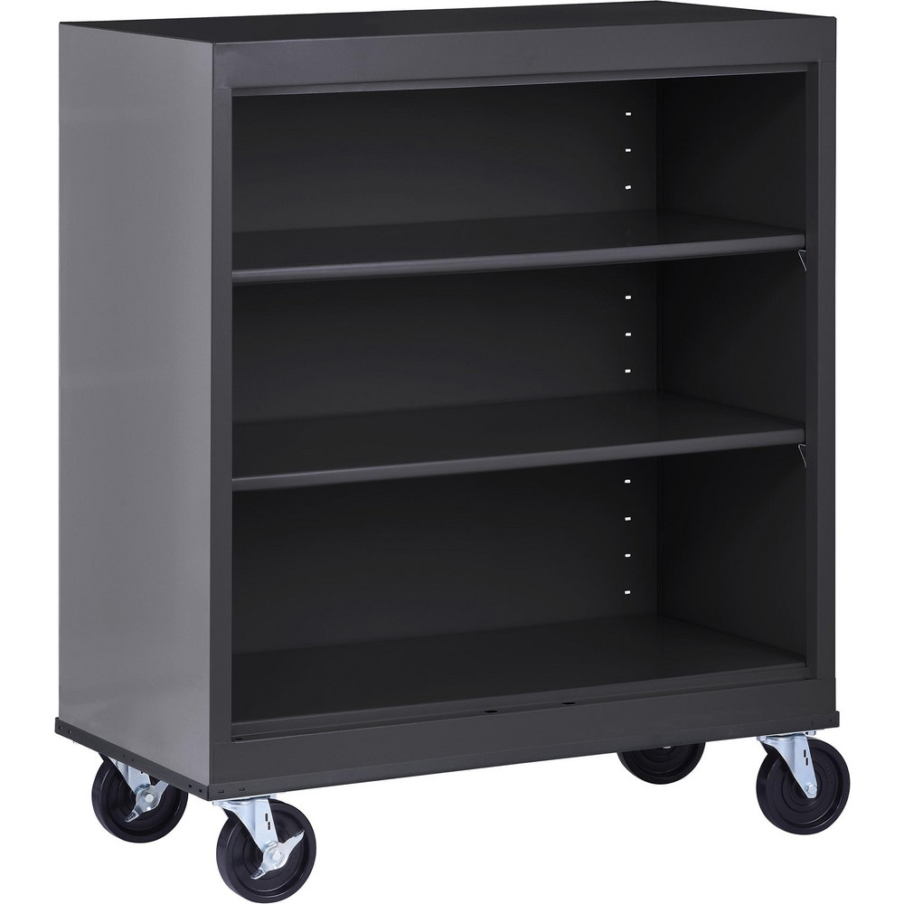 Bookcases, Overall Height: 42in , Overall Width: 36 , Overall Depth: 18 , Material: Steel , Color: Textured Black  MPN:BM20361836-09