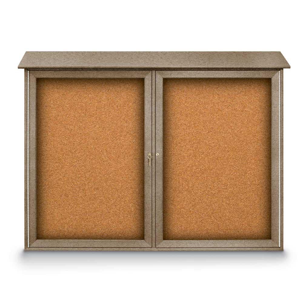 Enclosed Cork Bulletin Board: 52