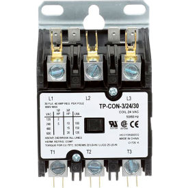 Tradepro® Contactor 30 Amp 24V 3 Pole TP-CON-3/24/30