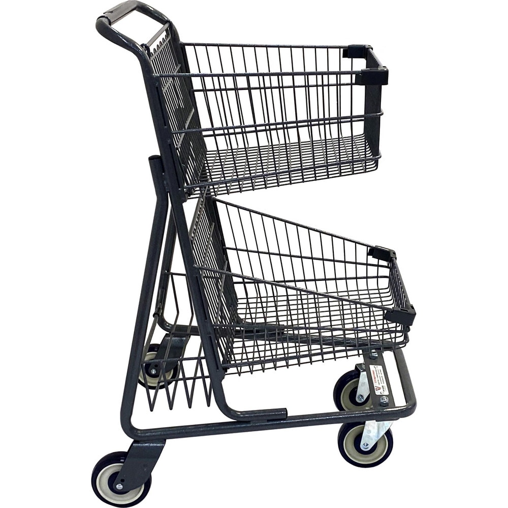 Carts, Cart Type: Shopping Cart , Caster Type: (2) Swivel, 2 Fixed, 2 Swivel, 2 Rigid, 2 Rigid, 2 Swivel, 2 Stationary, 2 Swivel, 2 Swivel, 2 Swivel/2 Rigid  MPN:WMP-R5341-GY