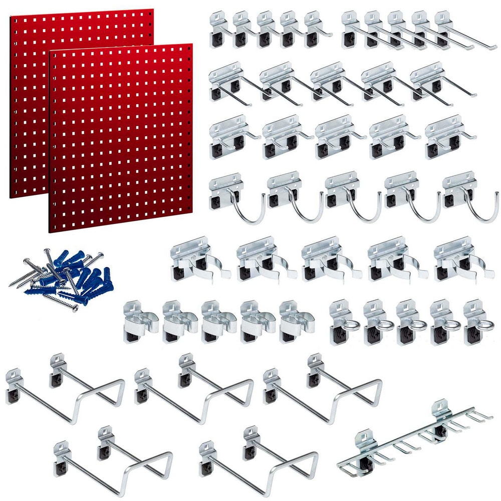 Peg Boards, Board Type: Pegboard Kit , Width (Inch): 24 , Mount Type: Wall , Height (Inch): 24 , Number of Panels: 2  MPN:LB1-RKIT