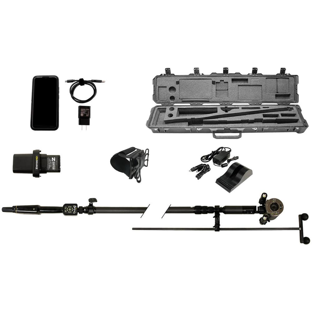 Inspection Camera Kits, Kit Type: Motorized Vault Inspection System , Camera Type: 30X Optical Zoom 1080P , Mount Type: 16 Foot Motorized Pole  MPN:MVI-5AB-M16LZS