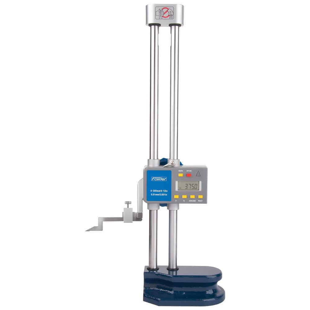 Electronic Height Gages, Minimum Measurement (Decimal Inch): 0.0000 , Maximum Measurement (Decimal Inch): 12.0000 , Base Length (mm): 5.5000  MPN:541742123