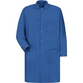 Red Kap® Unisex ESD/Anti-Static Tech Coat Electronic Blue Polyester/Nylon XL KK28BLRGXL