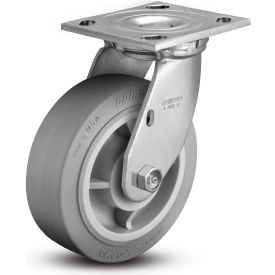 Colson® 4 Series Swivel Plate Caster 4.04109.459 - Rubber on Polyolefin 4