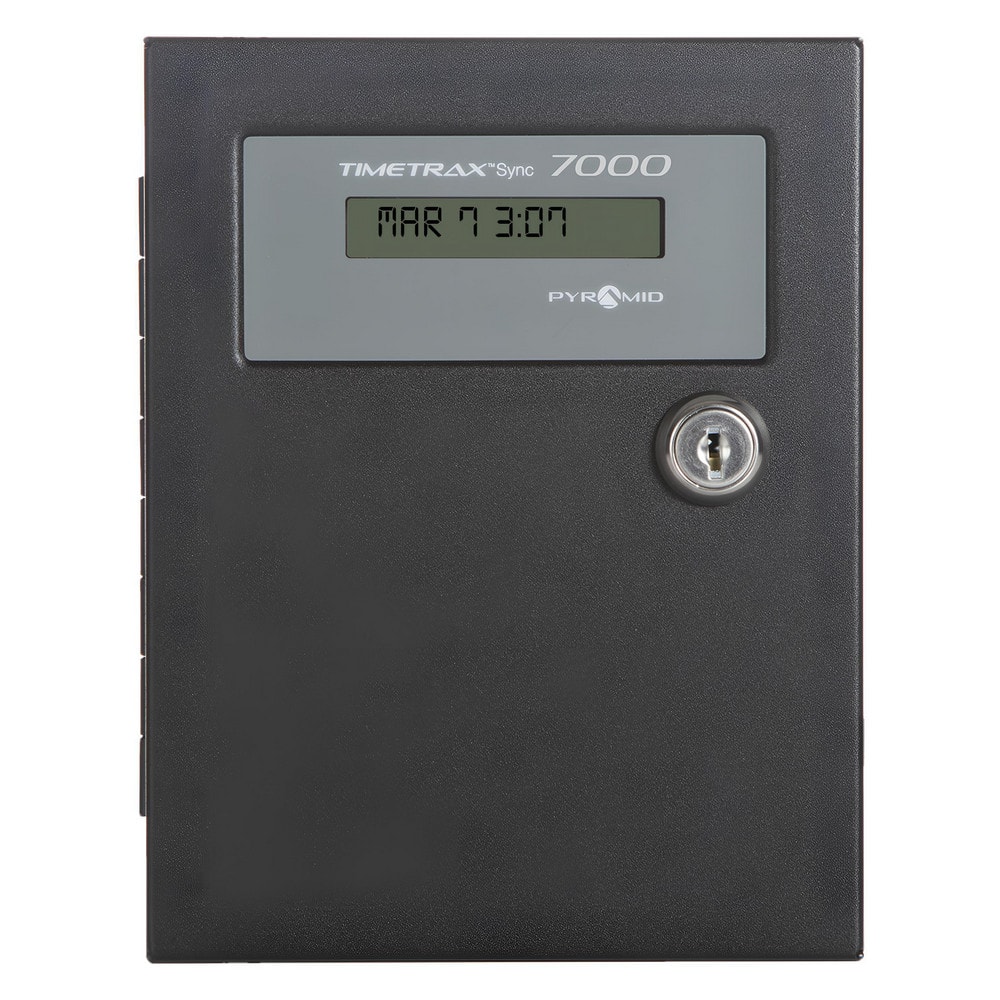 Time Clocks & Time Recorders, Punch Type: Manual , Power Source: Electric , Display Type: LCD Display , Material: Metal , Records: Message  MPN:7000