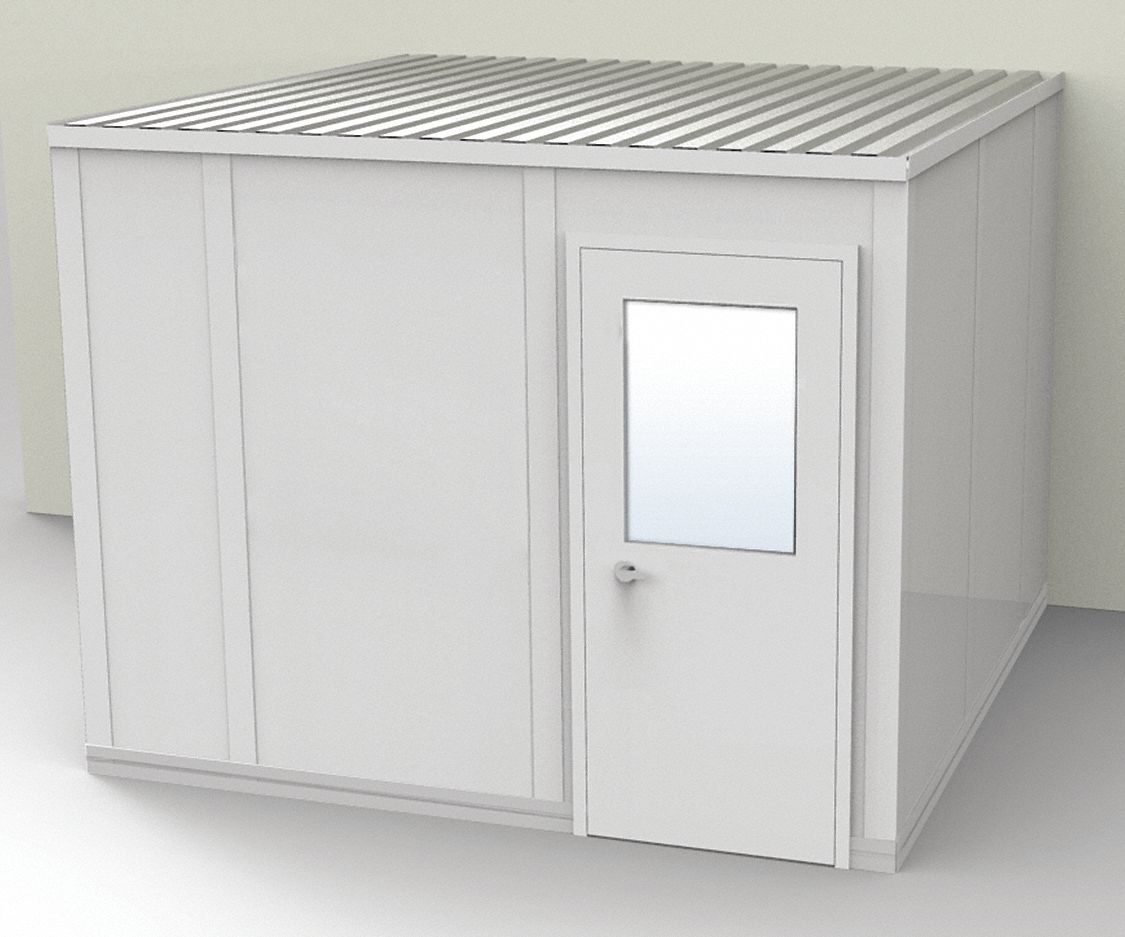 Modular In-Plant Office 10 ftx8 ftx10 ft MPN:GV1010G-3