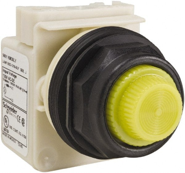 120 V Yellow Lens LED Indicating Light MPN:9001SKP38LYY31