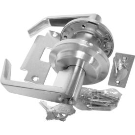 Leverset W/ 2 Step Rose Entry Lock - Dull Chrome Keyed Alike In 2 - Pkg Qty 2 SL7160A26DK2