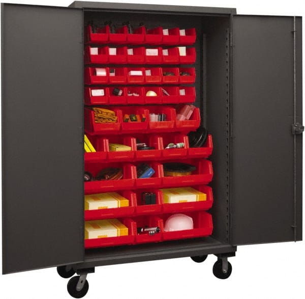 Bin Heavy-Duty Steel Storage Cabinet: 48