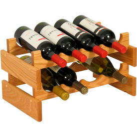 8 Bottle Dakota™ Wine Rack Light Oak 9-7/8