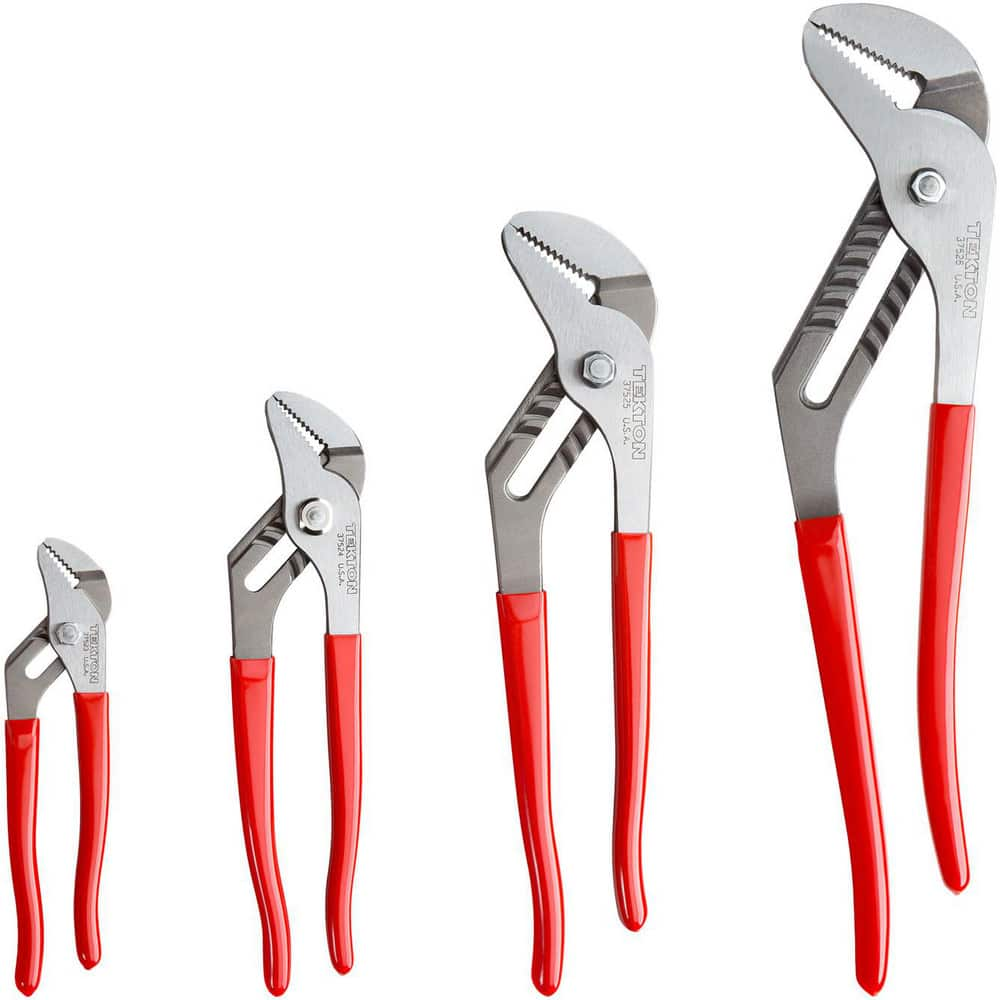 Plier Sets, Plier Type Included: Groove Joint , Container Type: None , Handle Material: Non-Slip Grips , Includes: 4 pliers , Insulated: No  MPN:90395