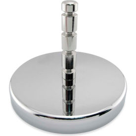 Master Magnetics Ceramic Hang-It Magnet RB80POST w/Attached Grooved Post 95 Lbs. Pull Chrome Plating - Pkg Qty 12 RB80POST