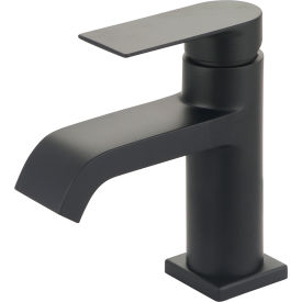 Olympia i4 L-6093-MB Single Lever Bathroom Faucet with Touch Drown Drain Matte Black L-6093-MB