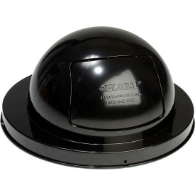 GoVets™ Steel Dome Lid For 36 Gallon Trash Can Black 843BK261