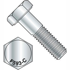 5/16-18X2 1/4  Hex Cap Screw 18 8 Stainless Steel Pkg of 100 400088