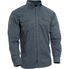 DRIFIRE® Tecgen Select® Flame Resistant Work Shirt 4X Light Blue TCG01190231 TCG01190231