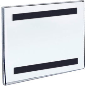 Approved 129929 Square Sign Holder W/ Magnetic Strips 5-1/2