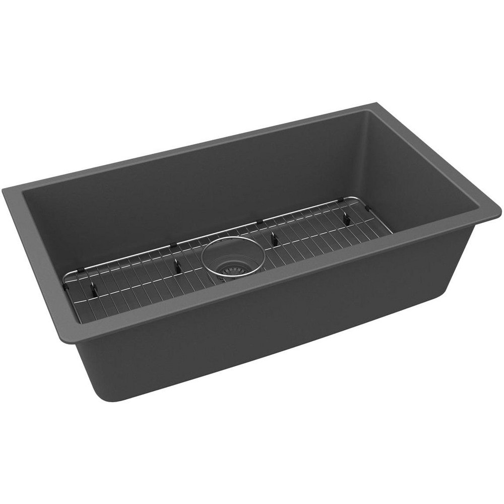 Sinks, Type: Undermount , Mounting Location: Countertop , Number Of Bowls: 1 , Material: Quartz , Faucet Included: No  MPN:ELGRU13322GT0C