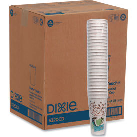 Dixie® PerfecTouch® Paper Hot Coffee Cups 20 oz Pack of 500 5320CD