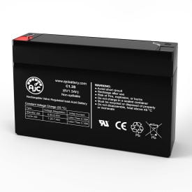 AJC® Laerdal Compact Suction Unit Medical Replacement Battery 1.3Ah 6V F1 AJC-C1.3S-V-0-189858