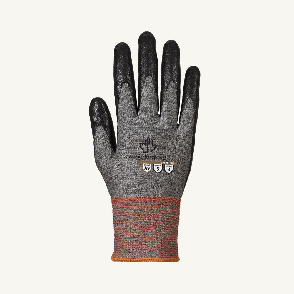 Cut & Puncture Resistant Gloves, Glove Type: Cut-Resistant , Coating Coverage: Palm & Fingertips , Coating Material: Polyurethane , Primary Material: TenActiv  MPN:STACXPURT-7