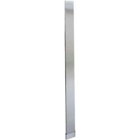 ASI  Partitions Stainless Steel Pilaster w/ Shoe - 7