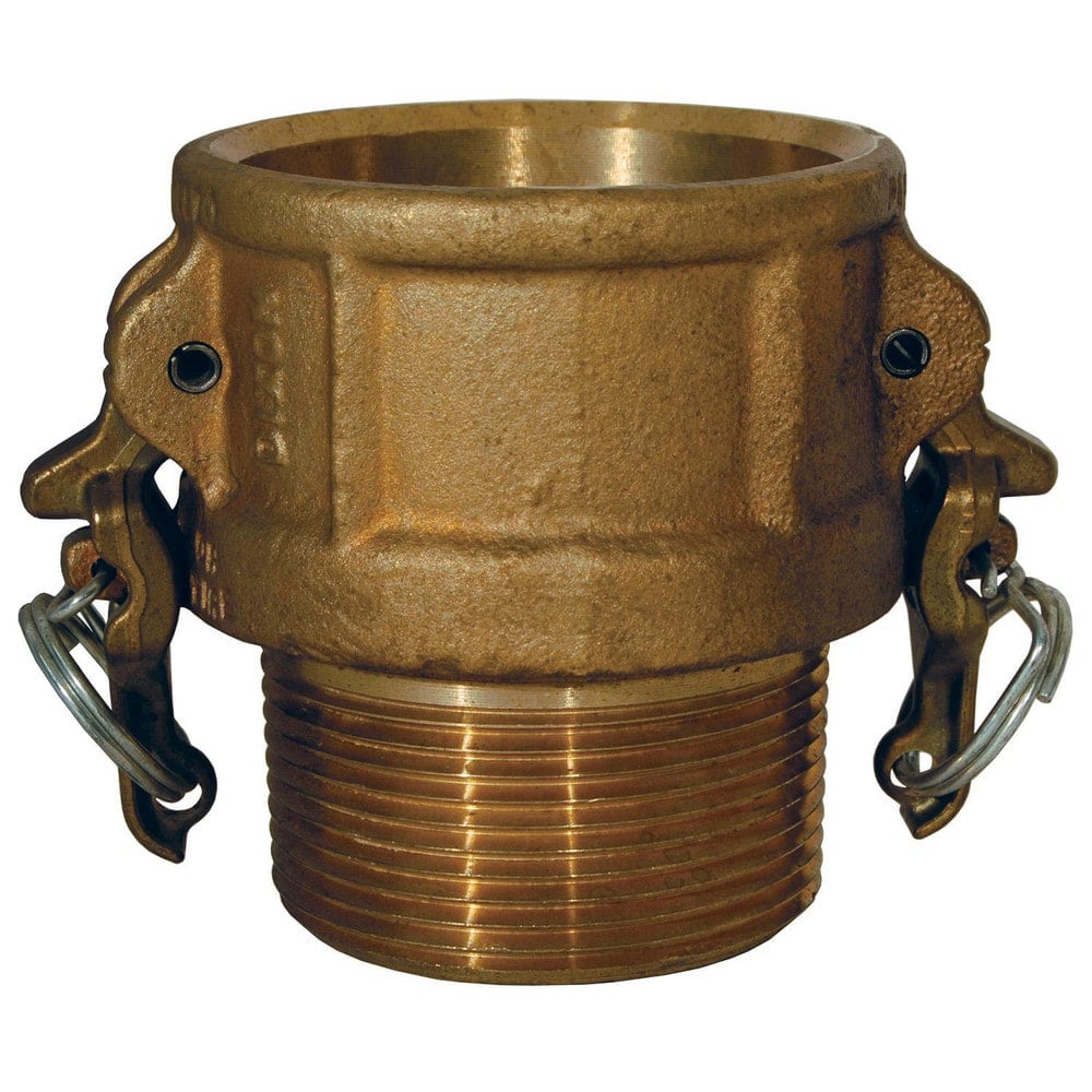 Suction & Discharge Hose Couplings, Type: Type B Coupler , Coupling Type: Cam & Groove , Coupling Descriptor: Boss-Lock Coupler x MNPT , Material: Brass  MPN:BB200