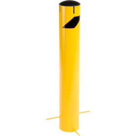 GoVets™ Pour-In-Place Bollard W/Removable Cap & Chain Slots 5.5''D x 36''H 899G652